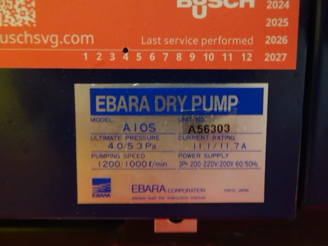 Vacuum pump ebara - afbeelding 2 van  7