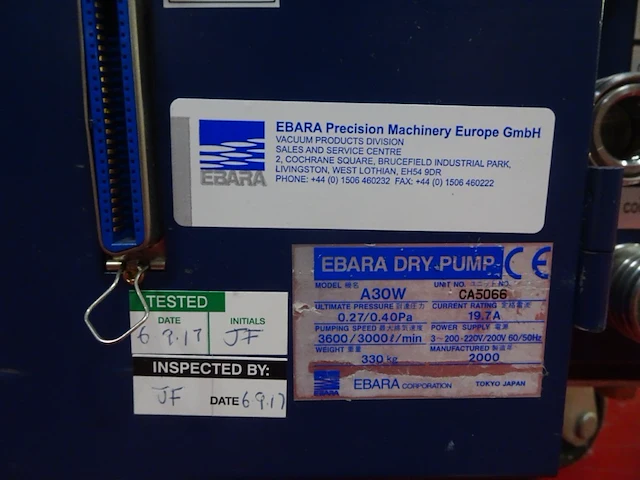 Vacuum pump ebara - afbeelding 4 van  7