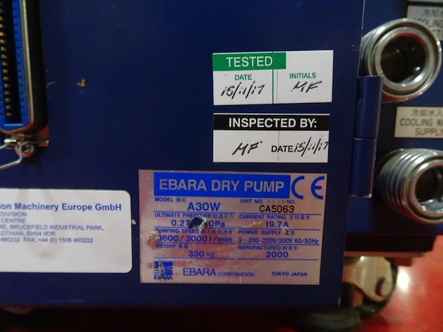 Vacuum pump ebara - afbeelding 7 van  9