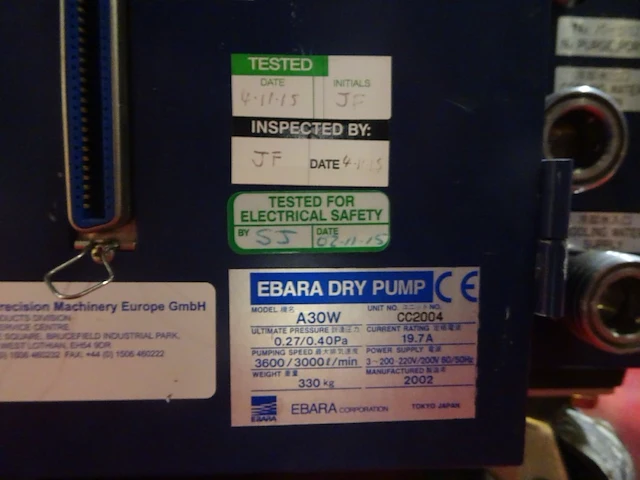Vacuum pump ebara - afbeelding 2 van  5
