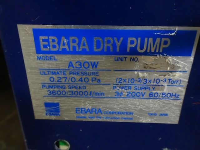 Vacuum pump ebara - afbeelding 5 van  5
