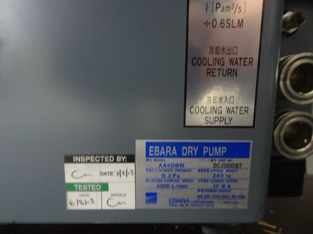 Vacuum pump ebara - afbeelding 6 van  6