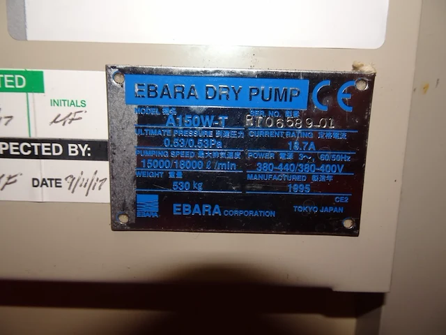 Vacuum pump ebara - afbeelding 3 van  9