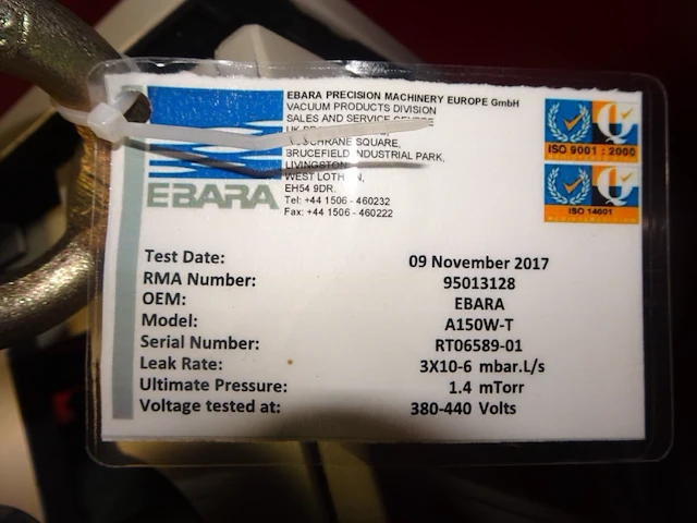 Vacuum pump ebara - afbeelding 7 van  9