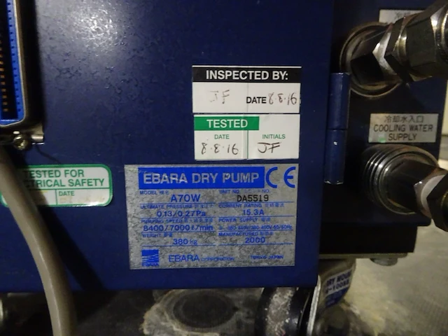 Vacuum pump ebara - afbeelding 2 van  6