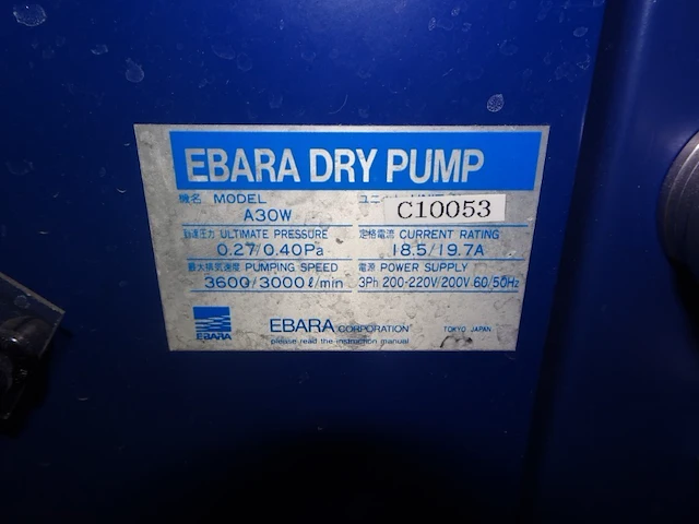 Vacuum pump ebara - afbeelding 6 van  6