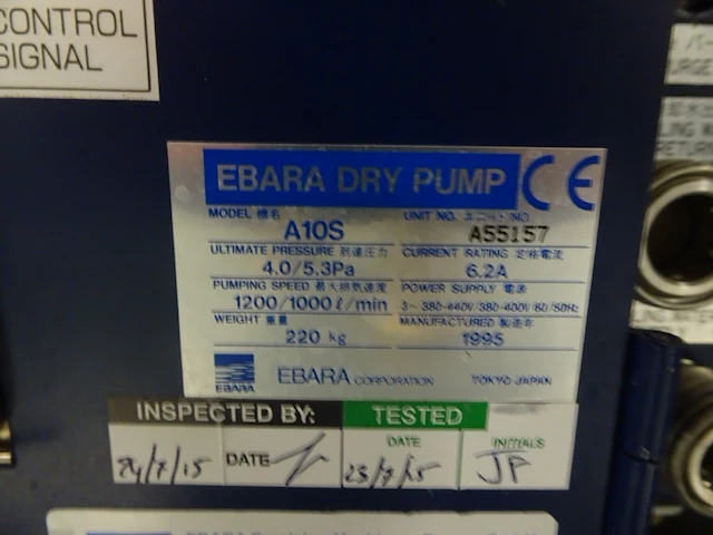 Vacuum pump ebara - afbeelding 5 van  5