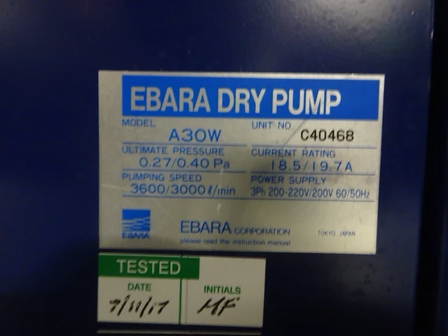 Vacuum pump ebara - afbeelding 2 van  5