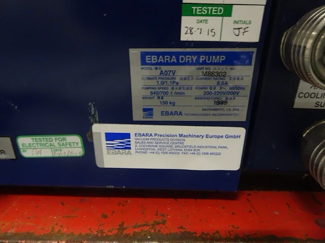 Vacuum pump ebara - afbeelding 2 van  5