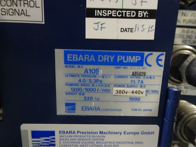 Vacuum pump ebara - afbeelding 4 van  6