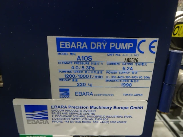 Vacuum pump ebara - afbeelding 4 van  6