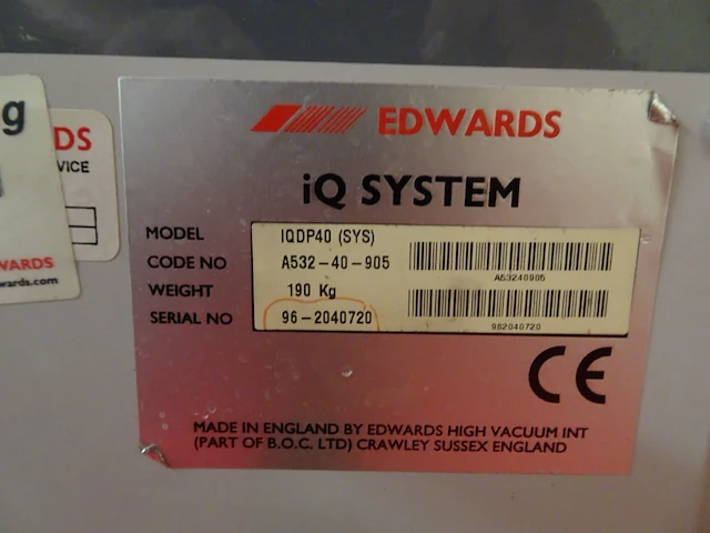 Vacuum pump edwards - afbeelding 6 van  6