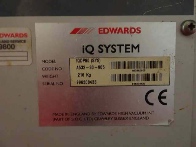 Vacuum pump edwards - afbeelding 8 van  8