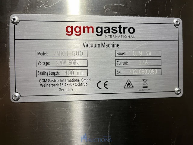 Vacuümmachine ggmgastro - afbeelding 4 van  6