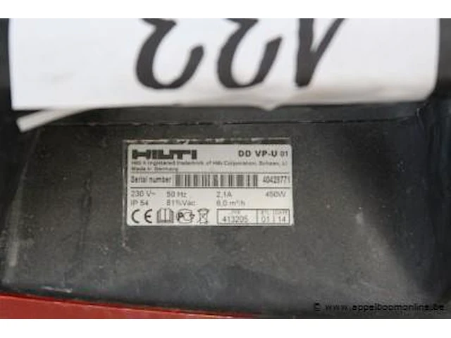 Vacuumpomp hilti, dd vp-u - afbeelding 3 van  3