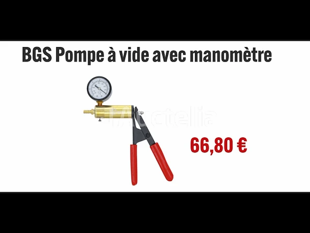 Vacuümpomp met bsg manometer - afbeelding 1 van  5