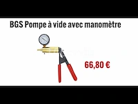 Vacuümpomp met bsg manometer - afbeelding 1 van  5