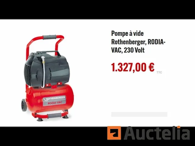 Vacuümpomp rothenberger rodia-vac - afbeelding 1 van  1