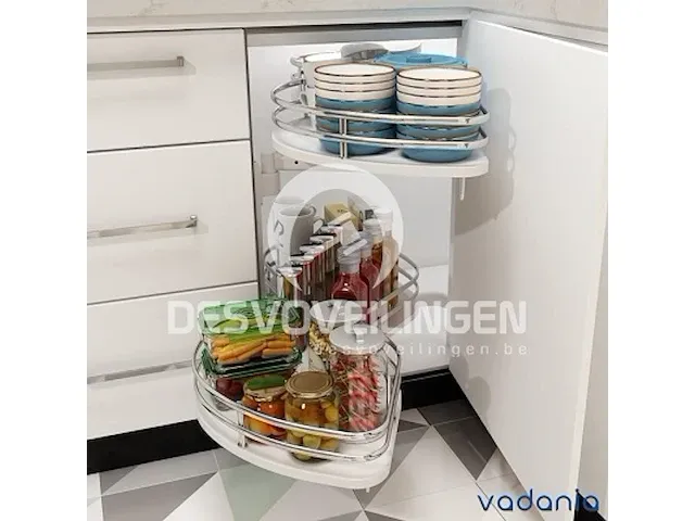 Vadania linksdraaiende uittrekbare organizer - afbeelding 5 van  7