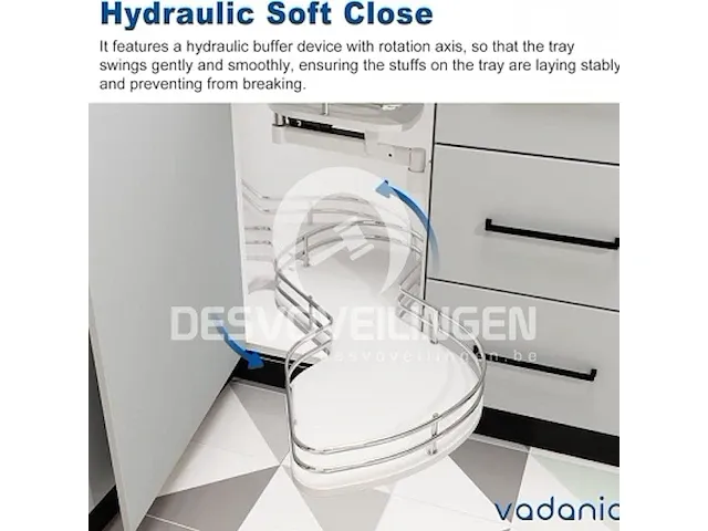 Vadania linksdraaiende uittrekbare organizer - afbeelding 7 van  7