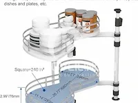 Vadania linksdraaiende uittrekbare organizer - afbeelding 3 van  6
