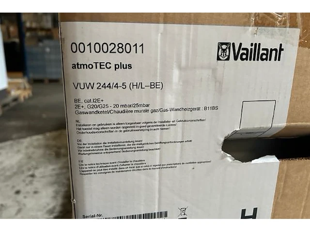 Vaillant atmotec plus gasdoorstromer - afbeelding 2 van  2