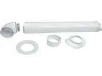 Vaillant geveldoorvoerset voor ecotec vc/vcw pro/plus & ecomax vhrs 35/45/65 80/125mm alu/pp - afbeelding 1 van  4