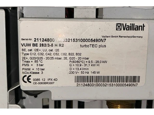 Vaillant turbo tec plus gascombiketel - afbeelding 4 van  6