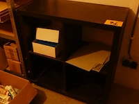 Vakkenkast zwarte kleur - 4 stuks - afbeelding 2 van  3