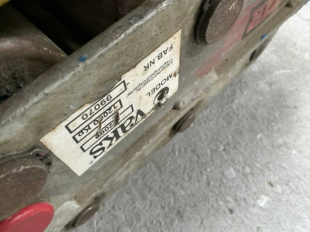 Vaks 2000 machinetransport rollen (3x) - afbeelding 3 van  3