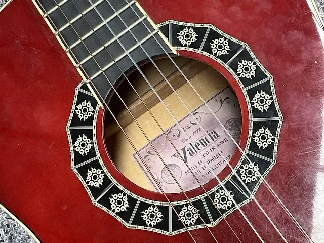 Valencia cg-1k34-wr 3/4 akoestische gitaar - afbeelding 2 van  4