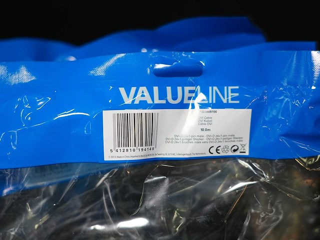 Valueline - cable dvi-d 10m - video (5x) - afbeelding 2 van  2