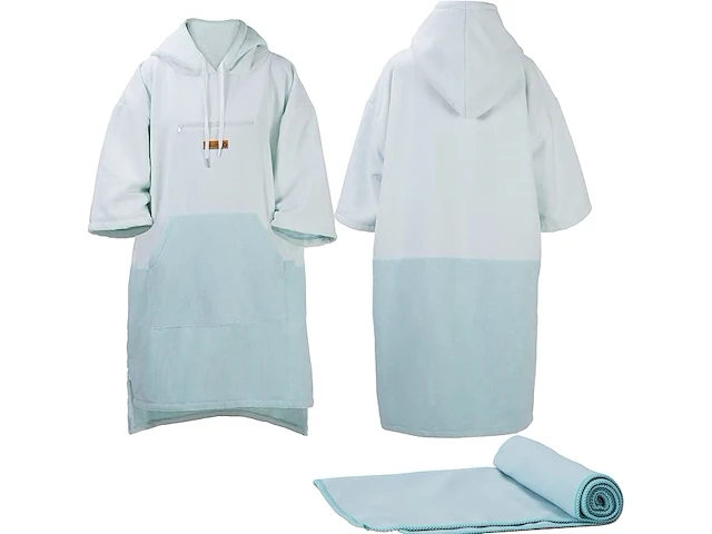 Valuents badponcho voor volwassenen - afbeelding 1 van  3