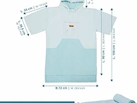 Valuents badponcho voor volwassenen - afbeelding 2 van  3