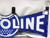Valvoline emaille paneel dubbelzijdig - afbeelding 3 van  6