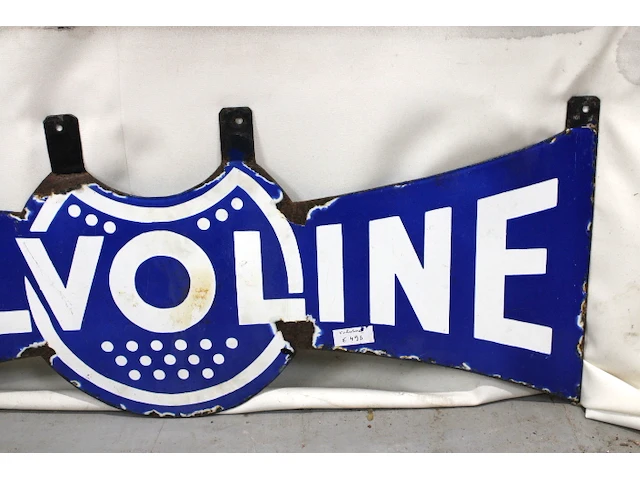Valvoline emaille paneel dubbelzijdig - afbeelding 6 van  6