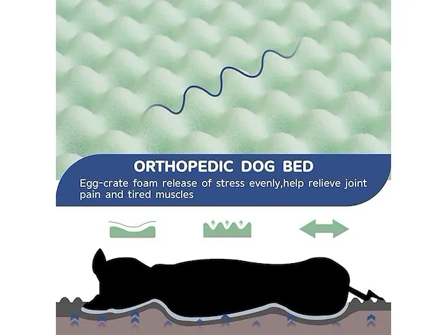 Vamcheer orthopedisch hondenbed - afbeelding 2 van  4