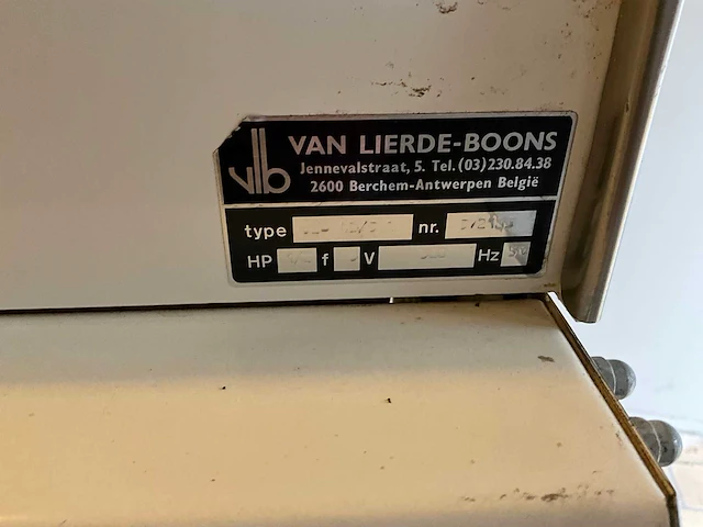 Van lierde - boons broodsnijmachine - afbeelding 5 van  5