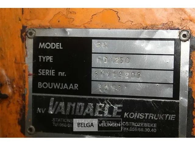 Vandaele arm klepelmaaier - afbeelding 10 van  11