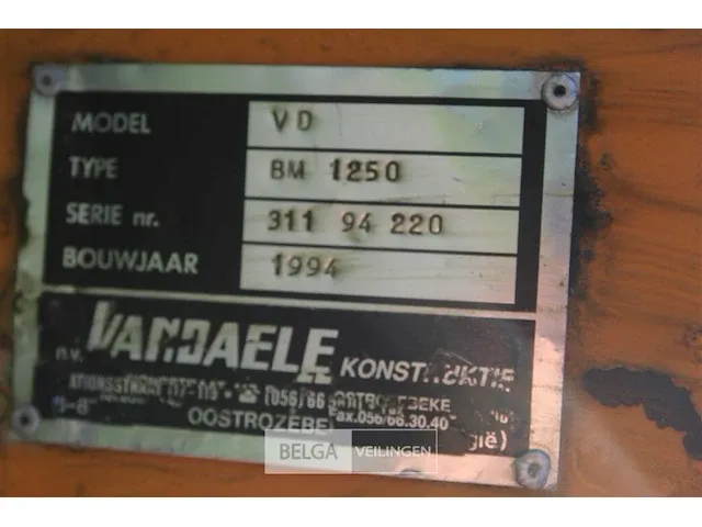 Vandaele klepelmaaier + arm - afbeelding 9 van  11