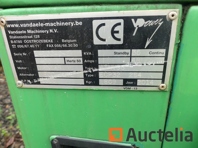 Vandaele-machines generatorset - afbeelding 16 van  17