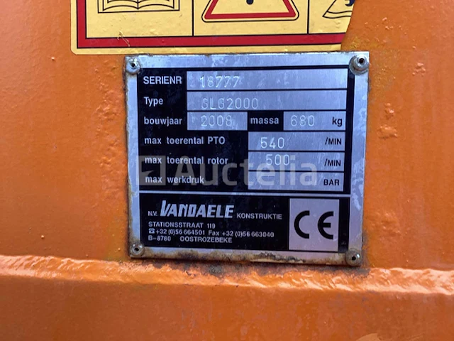 Vandaele slg 2000 getrokken strooier - afbeelding 3 van  8