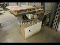 Vanden abelle inlegwerk figuurzaagmachine omgebouwd tot schuurmachine - afbeelding 1 van  13