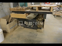 Vanden abelle inlegwerk figuurzaagmachine omgebouwd tot schuurmachine - afbeelding 6 van  13