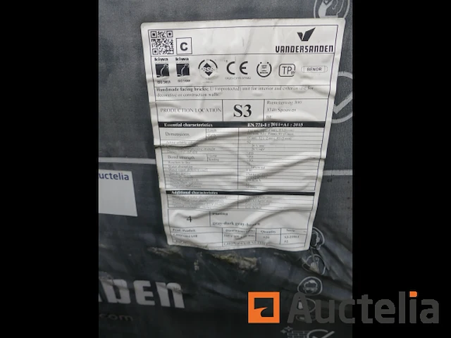 Vandersanden platina gevelstenen - afbeelding 2 van  3