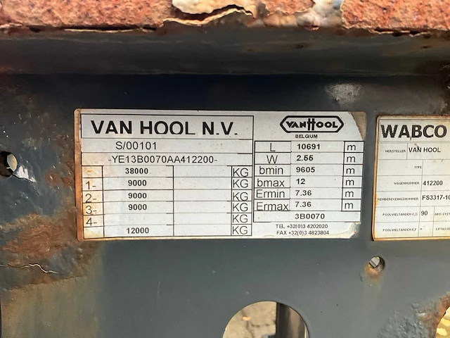 Vanhool - 3b0070 - semi-trailer - 2008 - afbeelding 27 van  29