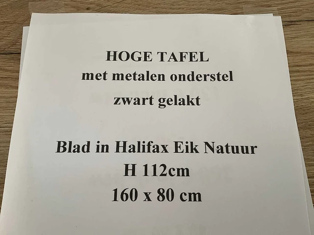 Vareno - hoge tafel - afbeelding 9 van  9