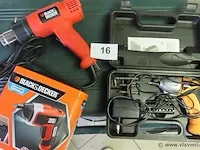 Varia werkmaterialen, 2x black&decker en 1xtopcraft - afbeelding 1 van  3