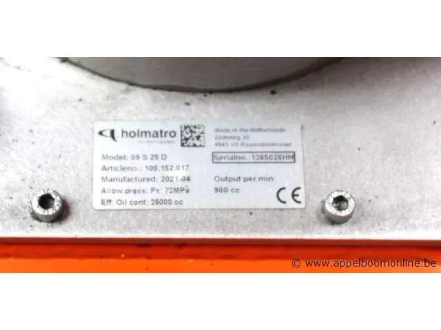 Variabele pomp holtramo 09 s 25d, bj 2021, werking niet gekend - afbeelding 2 van  5