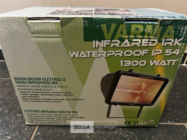 Varma infrarood verwarming 1300 watt - afbeelding 2 van  4